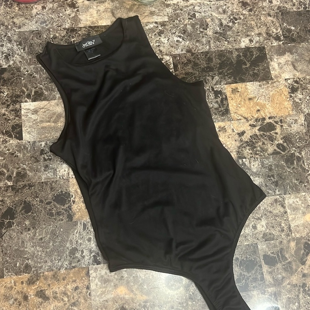 Just Polly black bodysuit size S